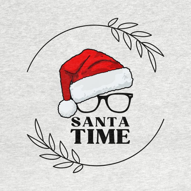 Santa Time (hat and glasses) by PersianFMts